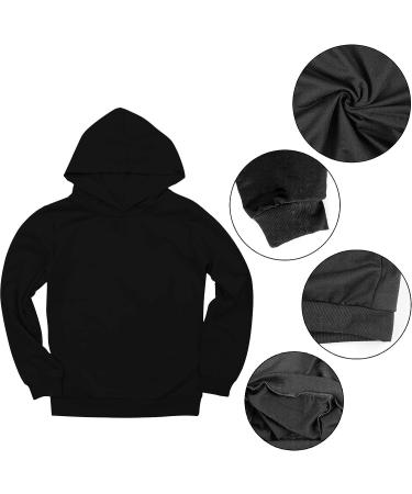 Kids 2 Piece Jogging Tracksuit Set in Pink and Black - Pullover Hoodie and Sweatpants for Boys and Girls - Buy Online on GoSupps.com
