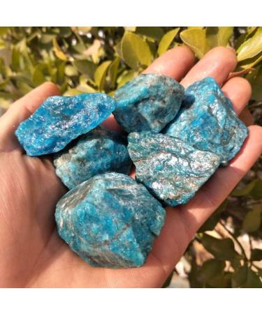 Natural Crystal Rough 200g Natural Beautiful Blue Apatite Crystal Natural Rough Mineral Specimen as Home Decoration! Wedding Decoration Aquarium - Buy Online on GoSupps.com