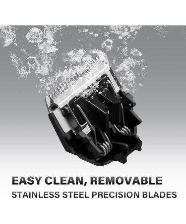 Cordless Hair Clippers for Men Electric Hair Trimmer Rechargeable Battery Professional Barber Hair Cutting & Grooming Set Portable (Silver) - Buy Online on GoSupps.com