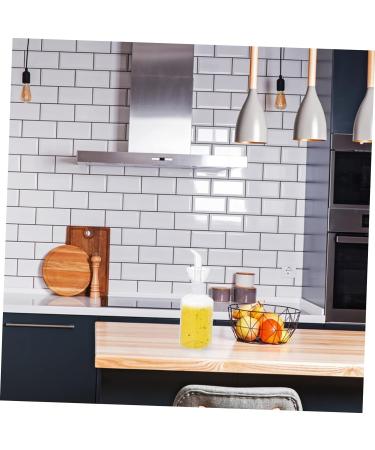 ABOOFAN Glass Containers 1pc Glass Oil Bottle Oil Filter Pot Liquid Kitchen Oil Dispenser 16.5X5.5CM Transparent - Buy Online on GoSupps.com