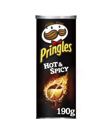 Pringles Chips Hot and Spicy pack of 4 (4 x 190 g)