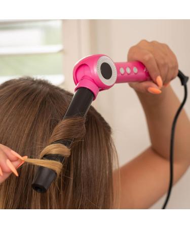 Head Kandy Head Turner Ceramic Curling Wand | 1-Inch Professional Curling Iron for Curls & Loose Waves | Pink | International Shipping Available - Buy Online on GoSupps.com