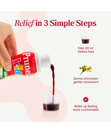 Prunelax Ciruelax Regular Strength Liquid Laxative for Kids - Gentle Relief for Occasional Constipation, Senna Extract, Vegan & Gluten-Free, Fast-Acting Overnight Relief - 4.05 fl oz (Pack of 3) - Buy Online on GoSupps.com