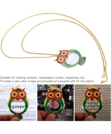 Magnifying Glass Beautiful Magnifying Glass with Chain Practical with Chain 10X Cute for The Elderly Children - Buy Online on GoSupps.com