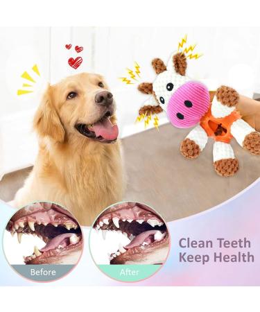 Aeitpet Dog Toys for Large & Small Dogs - Squeaky Plush & Crinkle Filled Cuddly Puppy Toy - Buy Online on GoSupps.com