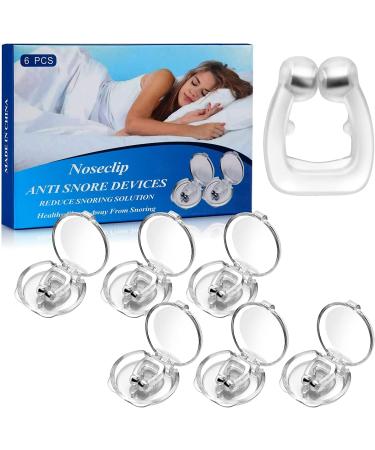 MS Esther Snore Stopper 6Pcs Anti Snoring Devices Silicone Magnetic Anti Snoring Nose Clip Effective to Stop Snoring Quieter Restful Sleep - Buy Online on GoSupps.com