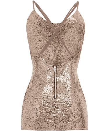 Shop Hanxiulin Women's Long Sleeve Festive Cocktail Dresses | Sequin & Leisure Styles in Khaki - Buy Online on GoSupps.com