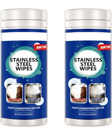 Versatile Stainless Steel Cleaning Cloths - 40/80 Pack for Kitchen & Surfaces | International Shipping - Buy Online on GoSupps.com