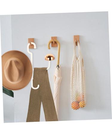 Alipis 2pcs Rotating Coat Rack Keychain Wallet Purses Stainless Hanging Hooks Stainless Steel Wardrobe Rod 31.00X27.00X6.00CM White - Buy Online on GoSupps.com