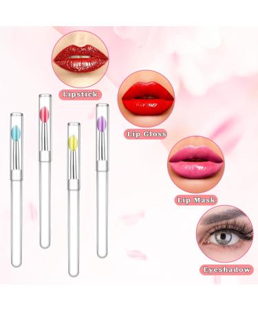 4 Pcs Silicone Lip Brush Set - Reusable Lipstick Applicator Wands & Lip Scrub Brushes for Makeup Eyeshadow Lip Gloss & Lip Balm - International Shipping Available - Buy Online on GoSupps.com