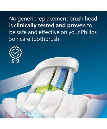 Philips Sonicare DiamondClean Replacement Brush Heads White 2 Pack HX6062/92 - Buy Online on GoSupps.com