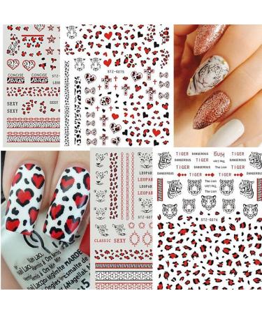 Manicure Cupid Cartoon Valentine Nail Art Stickers Love Heart 3D Decals Letters(STZ-G073) - Buy Online on GoSupps.com