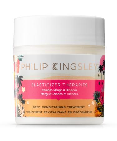PHILIP KINGSLEY Carabeo Mango & Hibiscus Elasticizer Hair Mask Deep-Conditioning Hair Repair Treatment for Dry Damaged Colored All Hair Types 150 ml 0.85 Fl Oz (Pack of 6)
