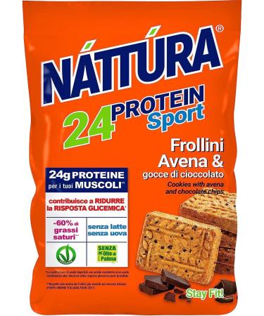  Italian Gourmet E.R. N tt ra Protein Sport Protein Biscuits with Oatmeal and Chocolate Chips Rich in Fibre and Protein 200 g Bag + Italian Gourmet Polpa di Pomodoro Box 400 g - Buy Online on GoSupps.com