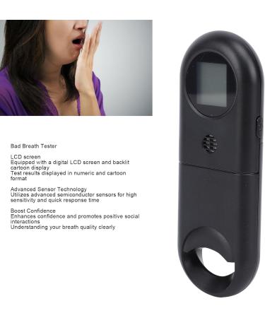 Testeur de mauvaise haleine cran LCD num rique r tro clairage de dessin anim d tection instantan e de la mauvaise haleine analyse pr cise d tecteur de respiration buccale pour un usage - Buy Online on GoSupps.com