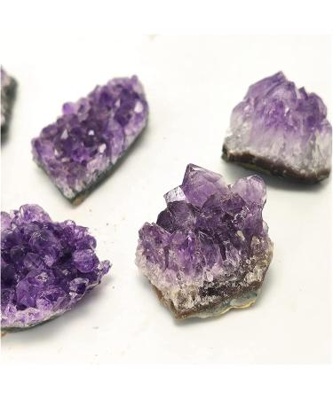 Natural Crystal Rough Amethyst Rough Stone Natural Big Raw Amethyst Quartz Purple Crystal Cluster Stones Home Decoration Crafts Amethyst Cluster Ornament (Color : Purple Size : 110-140g) 110-140g Purple - Buy Online on GoSupps.com