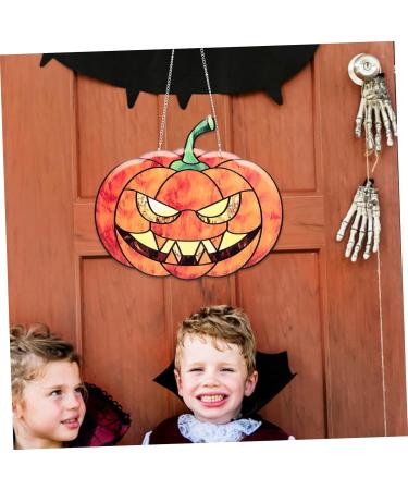 Abaodam Signs Halloween Decorations Pumpkin Hanging Ornament Festival Ornament Wall Sign Pendant Hummingbird - Buy Online on GoSupps.com