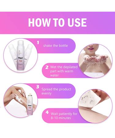 Cocalaku Hair Removal Spray - Depilatory for Legs, Arms, Underarms, Chest, Back - Women and Men - Buy Online on GoSupps.com