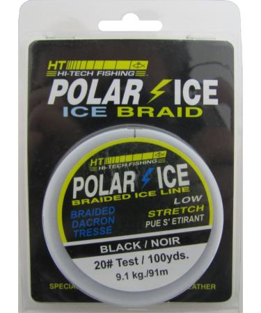 HT IL-1020 Polar No. 20 Ice Braided Line, 100-Yard
