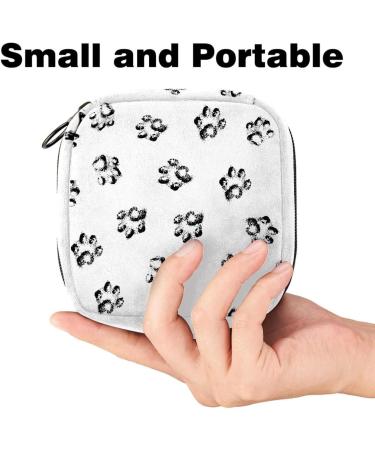 MUOOUM Pet Paws Sanitary Napkin Storage Bag - Portable Menstrual Cup Pouch for Girls and Women - Multi-colored - Buy Online on GoSupps.com