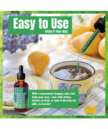 Soursop Natural Drops 10In1 Soursop Bitters Liquid Drops Herbal Extracts for Better Overall Health and Better Gut Health1PCS - Buy Online on GoSupps.com