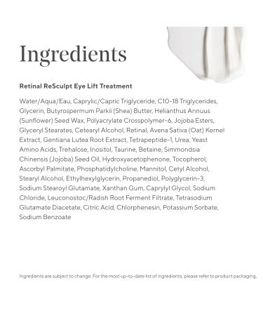 Murad Retinal ReSculpt Eye Lift Treatment - Age-Defying Eye Cream with Encapsulated Retinal Gentian Root & Oat-Firming Film for Youthful Eyes - Tightens Droopy Lids & Under-Eye Bags - 0.5 Fl Oz - Buy Online on GoSupps.com