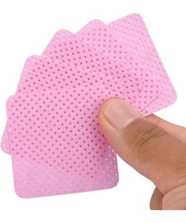 Walacot 400 Pieces Pink Lint Free Eyelash Nail Adhesive Remover Wipes 2 Bottles Non-woven Lash Glue Cleaning Cotton Fabric Pads Absorbent Polish Extension Supplies Boxes Pink 2 Boxes - Buy Online on GoSupps.com
