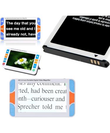 Portable Digital Video Magnifier Battery 5.0 Inch Magnifier Support Line Digital Reading (Excluding Digital Video Magnifier) - Buy Online on GoSupps.com