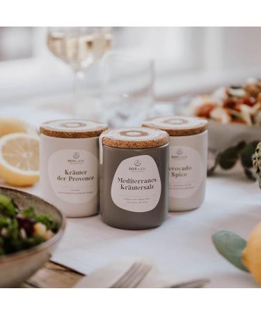 POTLUCK Herbs of Provence Spice Mix | 30g Vegan & Gluten-Free | Natural Ingredients in Ceramic Pot - International Shipping - Buy Online on GoSupps.com