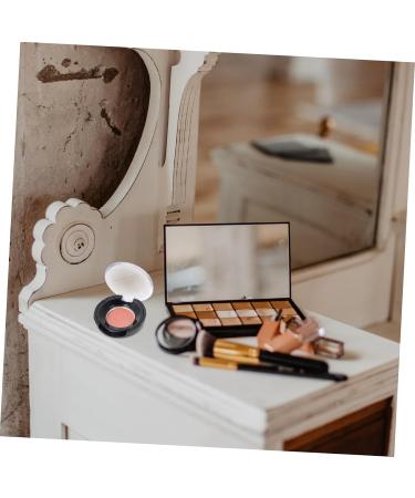 Ipetboom Makeup Blush 8pcs Eye Shadow Blank Lip Balm Empty Makeup Eyeshadow Storage Case Blush Powder Lipstick Travel 3.5x1.5cm Black - Buy Online on GoSupps.com