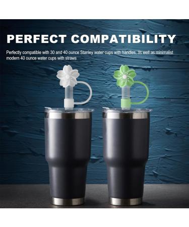 16 Pcs Flower Silicone Straw Cover 10mm/0.4in Diameter Cute Flower Silicone Straw Toppers Dustproof Straw Cover Toppers Silicone Straw Covers Dishwasher Safe for Stanley 30/40oz Tumblers Cups - Buy Online on GoSupps.com