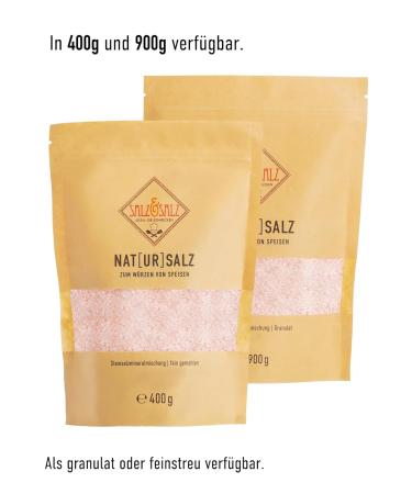 Premium Himalayan Pink Salt - Coarse & Fine 400g & 900g - 100% Natural Additive-Free Rock Salt for Mills & Connoisseurs - Buy Online on GoSupps.com