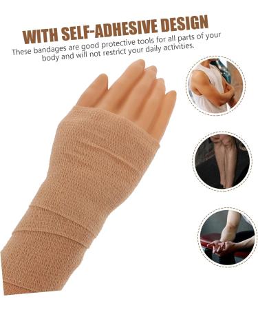 GANAZONO Self Adhesive Athletic Tape - Elastic Breathable Medical Tape for Fitness and Sports | International Shipping Available - Buy Online on GoSupps.com