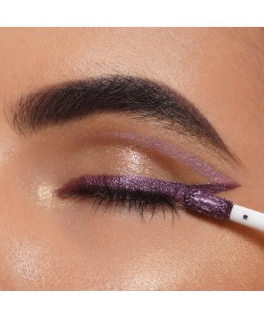 Oulac Liquid Glitter Eyeshadow Highly Pigmented Purple Eyeshadow Liquid Eyeshadow & Liquid Eyeliner | Metallic Deepened Amethyst Blendable Eye Make-up No Creases Vegan 5.4g Vamp It Up(26) - Buy Online on GoSupps.com