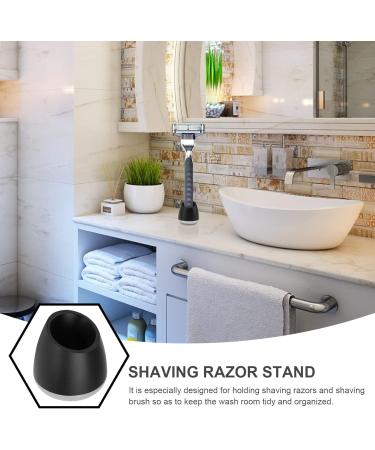 Frcolor 3-St Razor Stand for Men - Metal Clips Holder for Safety & Facial Razors - Premium Shaver & Toothbrush Organizer - Buy Online on GoSupps.com