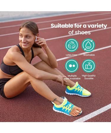 Welnove Toe Sleeve Protector Tubes with Gel for Bunion, Callus, Corn, Blister, Hammer Toe - 6 Pack (3 Large, 3 Small) - Buy Online on GoSupps.com