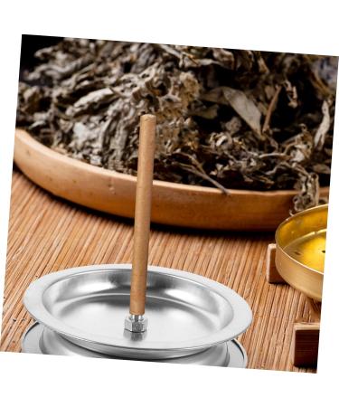 Minkissy 2-Piece Moxa Stick Holder Rack | Stainless Steel Moxibustion Base for Home Use | Metal Mopa Burner Stand - Buy Online on GoSupps.com