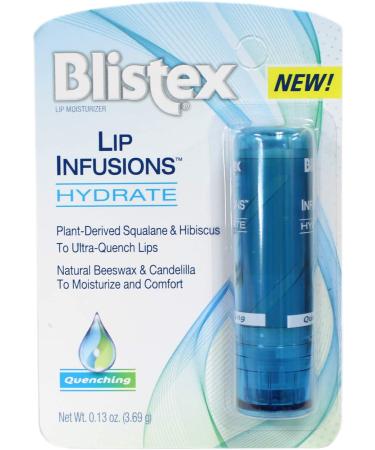 Blistex Lip Infusions Moisturizer - Hydrate 0.13 oz (3.69 g) | Nourish & Protect Lips - Buy Online on GoSupps.com