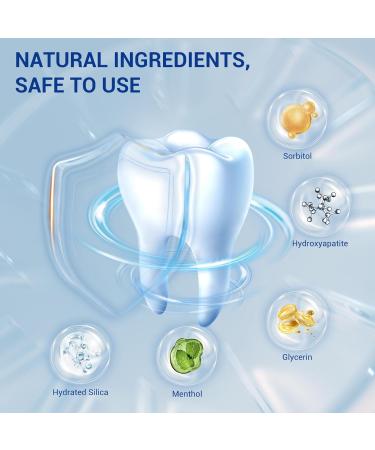 Hydroxyapatite Toothpaste 7.5% Nano Hydroxyapatite, Fluoride-Free Whitening, Remineralizing & Sensitive Enamel Care, Fresh Mint for Daily Oral Health 4.23 Ounce (Pack of 1) - Buy Online on GoSupps.com