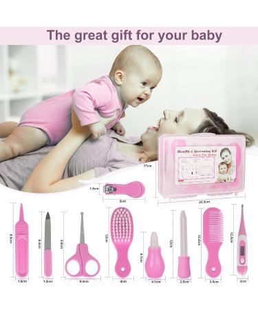 RoseFlower 9-in-1 Baby Healthcare & Grooming Kit - Nursery Care Set for Newborns & Toddlers - Buy Online on GoSupps.com