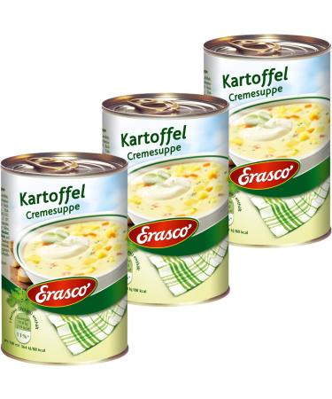 n.v. Erasco Cream Soup with Finely Creamy Smoked Bacon 390 ml (Pack of 3)