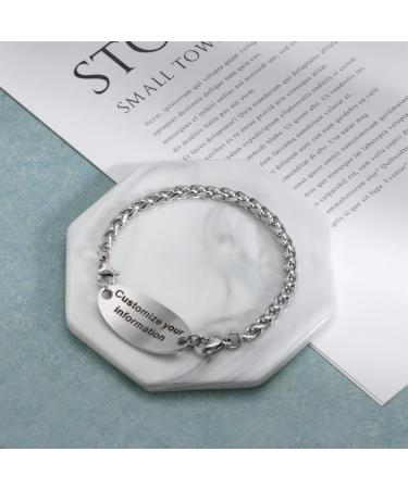 Customized Medical Alert ID Celtic Knot Bracelet for Women | Free Engraving | Personalized Emergency ID Jewelry | MunsteryAid - Buy Online on GoSupps.com