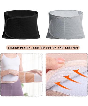 haozaikeji Unisex Winter Thicken Waist Warmer Thermal Waist Lumbar Support Belt Abdominal Stomach Kidney Warmer Black Black Medium - Buy Online on GoSupps.com