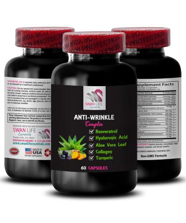 Youth Restorer - ANTI-WRINKLE COMPLEX - Anti-Wrinkle Action Hydrating Essence Skin Protection Silky Smooth Skin Vitality Hydration Solution Smooth Hydration 1 Bottle 60 Capsules