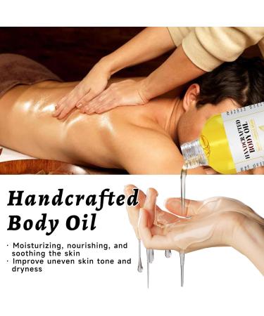 Handcrafted Body Oil Warm Vanilla Bean 120ml Deeply Nourishing Plant-Based Formula for Smooth Supple Skin (Vanilla 1PC) Vanilla 4 Fl Oz (Pack of 1) - Buy Online on GoSupps.com