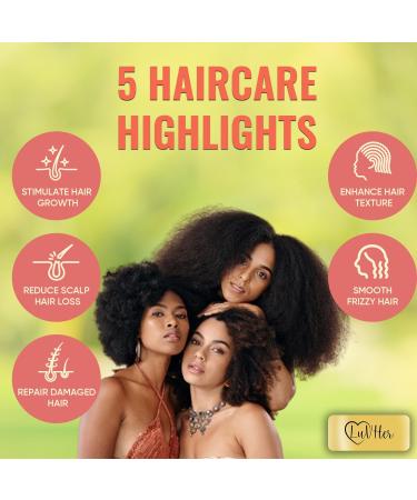 LuvHer Raw Batana Oil for Hair Growth | 100% Organic Dr. Sebi Batana Oil | 12oz Pure Unrefined Conditioner for Thicker Hair & Hair Loss Prevention - Buy Online on GoSupps.com