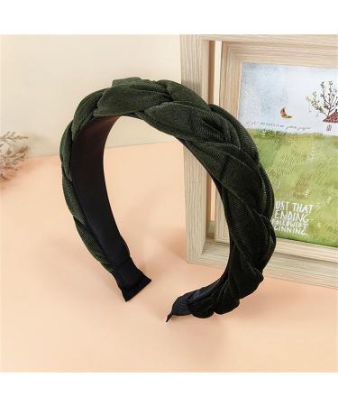 amangul Headbands for Women Braided Headband Fashion Hairband Slip Hair Accessories Stretchy Headpiece Headwear(Navy Blue) - Buy Online on GoSupps.com