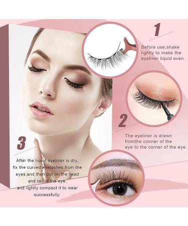Urknall Magnetic Eyelashes with Eyeliner Kit - 5 Pairs | Waterproof, Reusable, Natural Look | Christmas Gifts - Buy Online on GoSupps.com