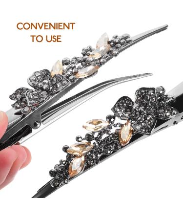 Beaupretty Hair Jewelry Hair Accessories for Women Large Hairpin Women Hairpins Rhinestone Hairpin Women Hair Accessories Vintage Hair Accessories Hair Barrettes Girl Women's Clip Rhinestones - Buy Online on GoSupps.com