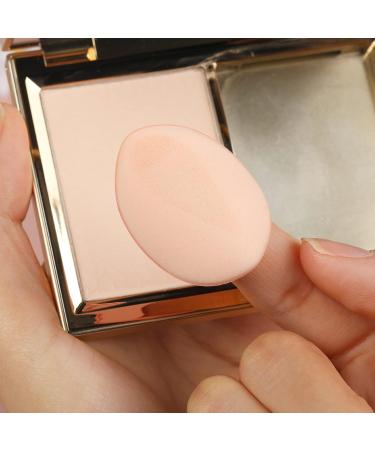 UFRITAN 16 Pieces Powder Puff Set - Soft Velour Makeup Tool for Loose Powder Foundation & Mineral Powder - Triangle & Round Shape with Ribbon Strap - Buy Online on GoSupps.com